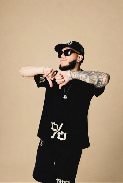 MILLO GANG DESIGNER % BLACK TSHIRT