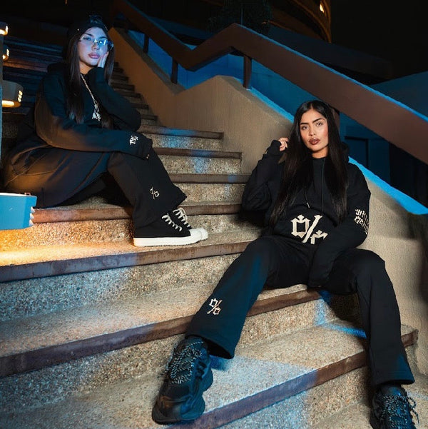 Black Millo Gang hoodie with the monogram on the back